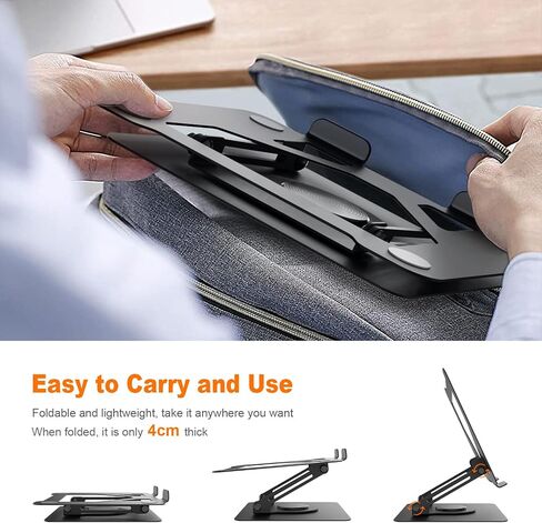 GRIFEMA Laptop Stand for Desk, 360 Swivel Adjustable Height Laptop Stand in Kuwait