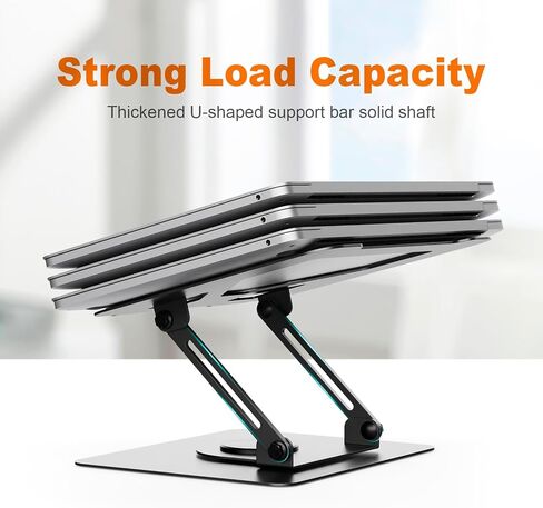 GRIFEMA Laptop Stand for Desk, 360 Swivel Adjustable Height Laptop Stand in Kuwait