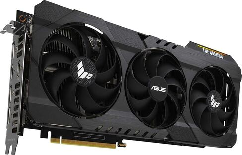 ASUS TUF Gaming NVIDIA GeForce RTX 3060 Ti OC Edition Graphics Card (PCIe 4.0, 8GB GDDR6, HDMI 2.1 , DisplayPort 1.4a, Dual Ball Fan Bearings, Military-Grade Certification, GPU Tweak II), Black in Saudi Arabia