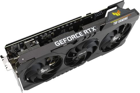 ASUS TUF Gaming NVIDIA GeForce RTX 3060 Ti OC Edition Graphics Card (PCIe 4.0, 8GB GDDR6, HDMI 2.1 , DisplayPort 1.4a, Dual Ball Fan Bearings, Military-Grade Certification, GPU Tweak II), Black in Saudi Arabia