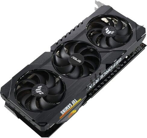 ASUS TUF Gaming NVIDIA GeForce RTX 3060 Ti OC Edition Graphics Card (PCIe 4.0, 8GB GDDR6, HDMI 2.1 , DisplayPort 1.4a, Dual Ball Fan Bearings, Military-Grade Certification, GPU Tweak II), Black in Saudi Arabia
