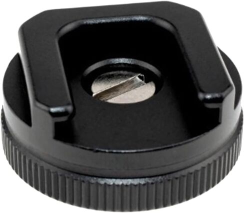 محول تركيب الحذاء البارد الساخن مع برغي تثبيت 1/4 بوصة لمعدات قفص الكاميرا DSLR وضوء وامض الفيديو ولوحة الإصدار السريع ملحقات جهاز الكاميرا DSLR in Saudi Arabia