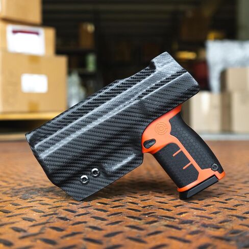 حافظة Clip & Carry IWB Kydex لقاذفة الفلفل غير القاتلة BYRNA LE/XL - داخل حزام الخصر - الاحتفاظ بالنقر المسموع - صناعة أمريكية مخضرمة in Kuwait