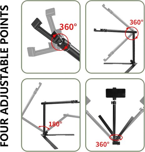 Camera Holder Stand 1/4inch Screw for Studio Lighting with Enhances Stability and Broad Compatibility Multiple Angle Articulating Arm in Saudi Arabia