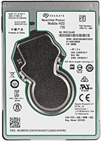 Seagate 1TB Laptop HDD SATA 6Gb/s 128MB Cache 2.5-Inch Internal Hard Drive (ST1000LM035) (Renewed) in Saudi Arabia