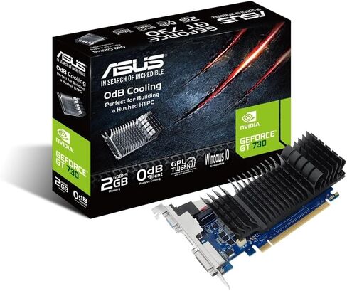 Asustek Gf Gt730-sl-2gd5-brk Pci-e 2.0 2gb ddr5 902mhz dvi hdmi l in Saudi Arabia