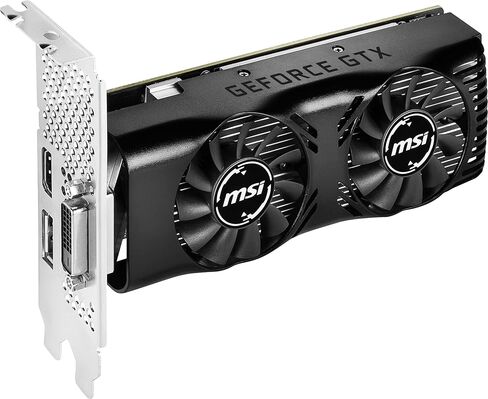 MSI GeForce GTX 1650 D6 Ventus XS OC Graphics Card '4GB GDDR6, 1620MHz, 128-bit, PCI Express x16 Gen 3, DisplayPort, HDMI, DVI-D, Dual Fan Cooling System' in Saudi Arabia