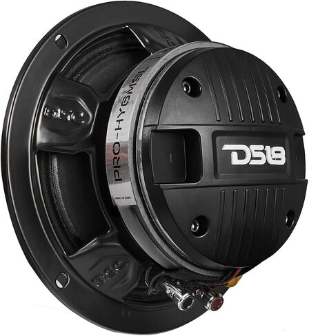DS18 PRO-HY6MSL مكبر صوت للسيارة متوسط ​​المدى 6.5 بوصة مع محرك مدمج وشواية متضمنة 300 وات بحد أقصى 150 وات RMS 8 أوم (مكبر صوت واحد) (متجدد) in Kuwait