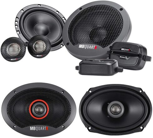 MB Quart Pair FSB216 6.5" 280 Watt Component Speakers+(2) 6x9 Coaxial Speakers in Saudi Arabia