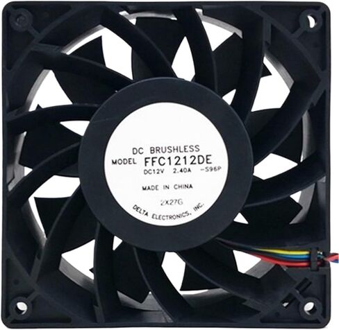 ل FFC1212DE 12V 2.4A 4000RPM 12 سنتيمتر 12038 120x120x38 مللي متر مزدوجة الكرة تحمل مروحة التبريد in Saudi Arabia