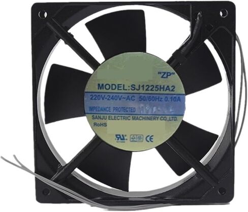ل SJ1225HA2 التيار المتناوب 220 فولت 240 فولت 50/60 هرتز 0.1A 22/25 واط 36000 دورة في الدقيقة 12 سنتيمتر 12025 120x120x25 مللي متر الكرة تحمل مروحة التبريد in Saudi Arabia