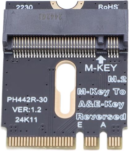 Keenso M.2 NVME SSD Convert Adapter, PCB Material, Easy Installation and High Performance for M Key NVME SSDs Up to PCIe 4.0 Speed in Saudi Arabia