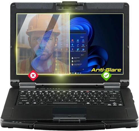 IPG مضاد للوهج مصنوع من أجل Panasonic Toughbook 55/ FZ-55 شاشة حماية شاشة مقاس 14 بوصة بلمسة نهائية غير لامعة، مثالي للاستخدام الخارجي لجهاز Tbook55.A.G in Kuwait