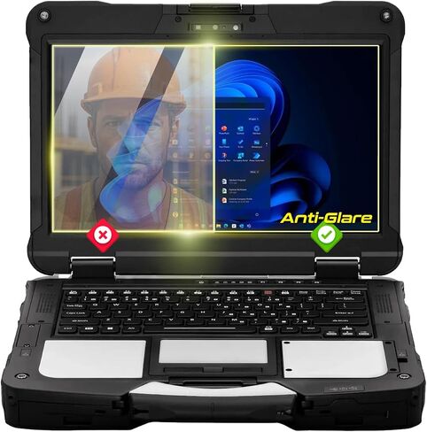 IPG مضاد للوهج مصنوع من أجل Panasonic Toughbook 55/ FZ-55 شاشة حماية شاشة مقاس 14 بوصة بلمسة نهائية غير لامعة، مثالي للاستخدام الخارجي لجهاز Tbook55.A.G in Kuwait