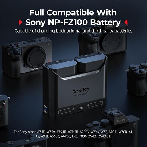 SmallRig Full Camera Cage and NP-FZ100 Camera Battery Set for Sony in Saudi Arabia