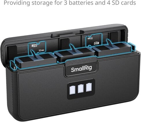 SMALLRIG Magnetic Neck Mount for Action Camera and Battery Charger for Gopro Hero 12/11/10/9 in Saudi Arabia