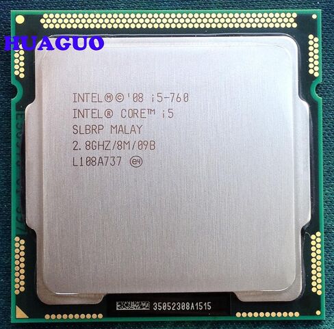 معالج انتل كور i5-760 بسرعة 2.8 جيجا هرتز وذاكرة تخزين مؤقت 8 ميجا بايت وأربعة مراكز ومقبس LGA1156 in Saudi Arabia