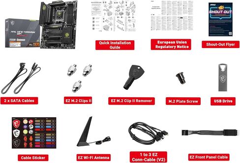 MSI MAG X870 Tomahawk WiFi X870 Chipset ATX اللوحة الأم MB6590 in Saudi Arabia