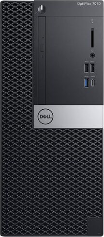 Dell Optiplex 7070 Tower Desktop Computer | Hexa Core Intel i5 (3.2) | 16GB DDR4 RAM | 250GB SSD Solid State | Windows 11 Professional | Home or Office PC (Renewed) in Saudi Arabia