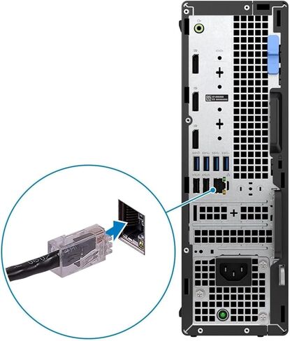الكمبيوتر المكتبي Dell Optiplex 7000 SFF (2022) | كور i9-12900 - محرك الأقراص الصلبة SSD سعة 2 تيرابايت - ذاكرة الوصول العشوائي 64 جيجابايت | 16 مركزًا بسرعة 5.1 جيجاهرتز Win 11 Pro Black (متجدد) in Saudi Arabia