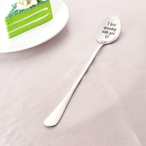 Foldable Spoon and Fork Set with Cases I Love Forking Sponning You Travel Cutlery Set Couple Anniversary Birthday Gifts for Husband Wife Travel Picnic Outdoors Camping Forks and Spoons Kit 2 PCS in Saudi Arabia