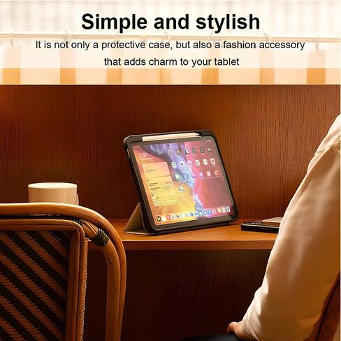 حافظة لجهاز iPad (A16) الجيل الحادي عشر 11 بوصة 2025، حافظة لجهاز iPad الجيل العاشر 10.9 بوصة 2022، مع حامل أقلام، غطاء واقٍ نحيف مع ظهر ناعم من مادة TPU، تنبيه/غفو تلقائي، أزرق داكن in Saudi Arabia