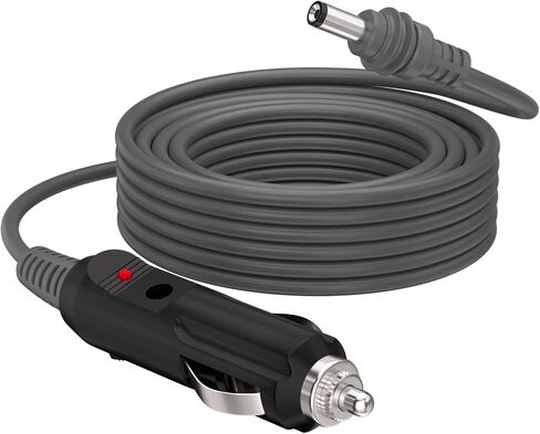 كابل طاقة Starlink Mini 3 في 1 DC من Mayspare USB C/12-24 فولت قابس ولاعة سجائر/تيار مستمر إلى مقبس برميل 18AWG، كابل بديل لكابل Starlink Mini Power 10FT/ 3M مقاوم للماء لتمديد الشحن in Saudi Arabia