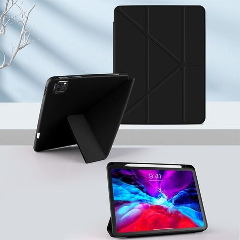 حافظة لجهاز iPad (A16) الجيل الحادي عشر 11 بوصة 2025، حافظة لجهاز iPad الجيل العاشر 10.9 بوصة 2022، مع حامل أقلام، غطاء واقٍ نحيف مع ظهر ناعم من مادة TPU، تنبيه/غفو تلقائي، أزرق داكن in Saudi Arabia