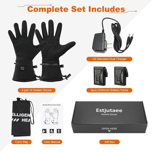 Heated Glove Liners for Men Women - Rechargeable Battery Electric Heated Gloves with Touchscreen - Thin Gloves for Hiking Running Cycling Riding in Saudi Arabia