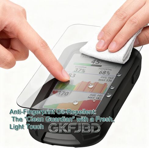 واقي شاشة GPS يعمل بالطاقة الشمسية لجهاز Garmin Edge 1040/1040 (رمادي)، طبقة واقية من الزجاج المقوى عالي الدقة مضاد للخدش وغطاء إطار ناعم من السيليكون (عبوة من 3+1) in Kuwait