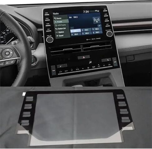 Car Screen Protector for Toyota Avalon 2018-2022, GPS Navigation Display Screen Protective Film Tempered Glass Touchscreen Foil Anti-Scratch in Saudi Arabia