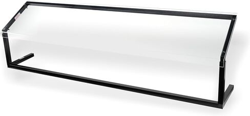 منتجات كارلايل فود سيرفيس، واقي العطس من جانب واحد قابل للتعديل من الألومنيوم، 60 بوصة، أسود in Kuwait