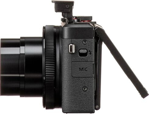 كاميرا Canon PowerShot G7 X Mark III الرقمية (أسود) + بطاقة ذاكرة 2 × 64 جيجابايت + حقيبة كتف للكاميرا + حامل ثلاثي القوائم Flex Spider + حزمة ملحقات فاخرة (متجددة) in Kuwait