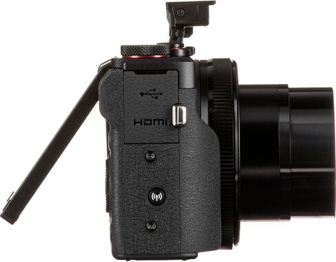 كاميرا Canon PowerShot G7 X Mark III الرقمية (أسود) + بطاقة ذاكرة 2 × 64 جيجابايت + حقيبة كتف للكاميرا + حامل ثلاثي القوائم Flex Spider + حزمة ملحقات فاخرة (متجددة) in Kuwait