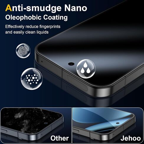 [2+2 Pack] Screen Protector for Google Pixel 10 Pro + Camera Lens Protector, 3D Full Coverage, 9H Tempered Glass, Fingerprint Unlocking, Bubble Free in Saudi Arabia