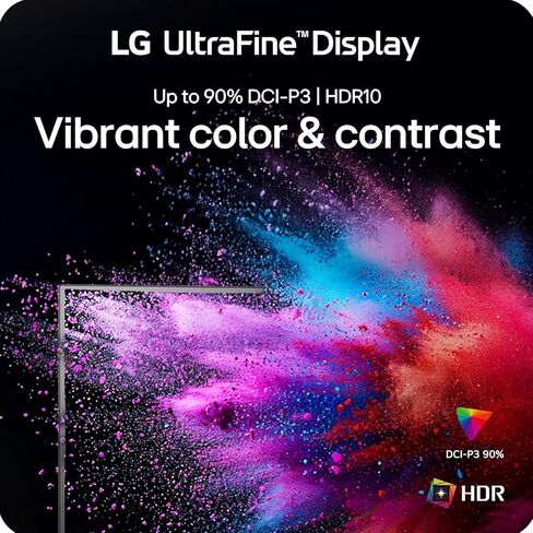 LG 32UN650-W Monitor 32" UHD (3840 x 2160) IPS Ultrafine Display, HDR10 Compatibility, DCI-P3 95% Color Gamut, AMD FreeSync, 3-Side Virtually Borderless Design, Height Adjustable Stand - Silve/White in Saudi Arabia