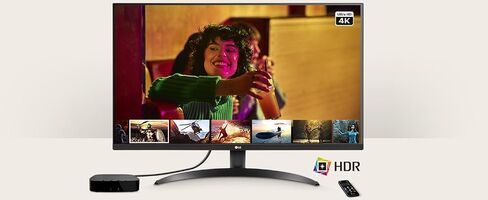 LG 32UN650-W Monitor 32" UHD (3840 x 2160) IPS Ultrafine Display, HDR10 Compatibility, DCI-P3 95% Color Gamut, AMD FreeSync, 3-Side Virtually Borderless Design, Height Adjustable Stand - Silve/White in Saudi Arabia