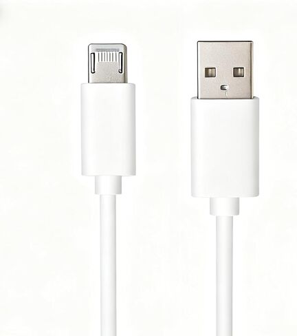 USB to Micro USB Cable, White 3.3ft (1m),High Speed Data Sync and Charging Cord for Samsung, Android Phones, Kindle, PS4, Power Bank - White in Saudi Arabia