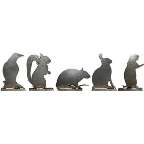 Magnum Target Steel Shooting Targets - Animal Silhouette Knockovers-Varmit - 1/4IN S.B. Plates - Unpainted in Saudi Arabia