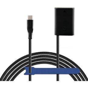 كابل مضفر من النوع C إلى NP-FM500H الدمية بطارية FM500H DC اقتران لكاميرات سوني SLT A57 A57K A57M A57Y in Saudi Arabia