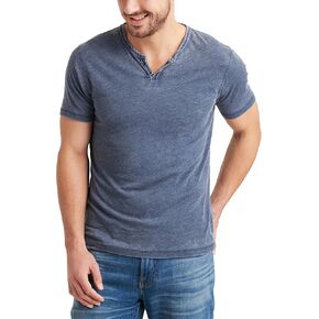 Lucky Brand Men's Venice Burnout Notch Neck Tee Shirt in Kuwait