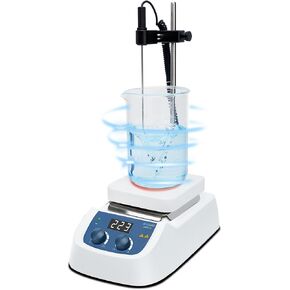 ONiLAB 8050122211 550C Magnetic Hotplate Stirrer Max Heating Temperature to 550℃ Speed 1500rpm, White, Glass Ceramic in Saudi Arabia