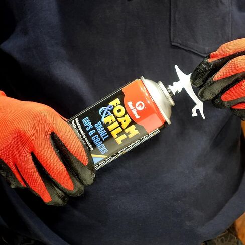 احمر 0913 فوم اند املأ الفراغات الصغيرة من البولي يوريثين الممتد، 12 اونصة، اوف وايت، عبوة من قطعة واحدة in Kuwait