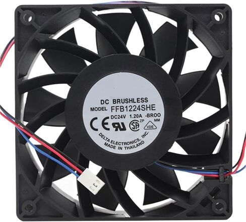for FFB1224SHE 24V 1.2A 3600RPM 12cm 12038 120x120x38mm Frequency Converter Cooling Fan in Saudi Arabia