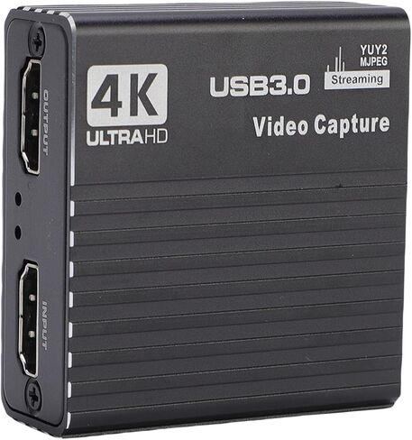 بطاقة التقاط HDMI 4K، بطاقة التقاط فيديو USB 3.0، بطاقة التقاط فيديو 4K 1080P 60FPS، واجهة وسائط متعددة عالية الدقة منخفضة الكمون لبث تسجيل الألعاب in Saudi Arabia