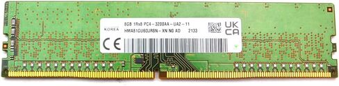 Desktop Memory Module HMA81GU6DJR8N-XN Compatible Replacement Spare Part for SK Hynix HMA81GU6DJR8N 8GB 1Rx8 DDR4 DIMM PC4-25600 3200MHz 288-Pin Non-ECC CL22 1.2V Unbuffered in Saudi Arabia
