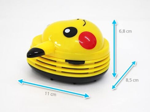 Pikachu Mini Desk Eraser Crumbs Vacuum Cleaner(No Battery Included) (P) in Saudi Arabia