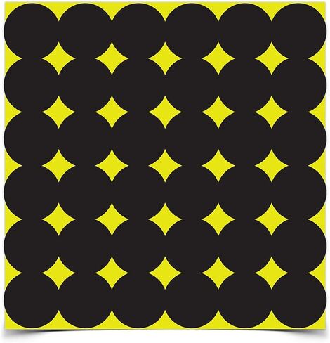 BIRCHWOOD CASEY Shoot-N-C 1" Black Repair Pasters for Shooting Targets - Highly Visible Instant Feedback Self-Adhesive Reactive Targets for Indoor & Outdoor Shooting - 432 Targets in Saudi Arabia