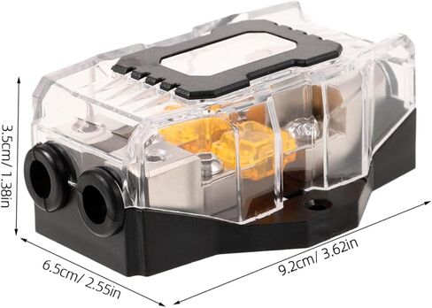 GANAZONO Amplifier Fuse Holder Auto Audio Fuse Block Automotive Audio 1 Way 32v 80a in Saudi Arabia