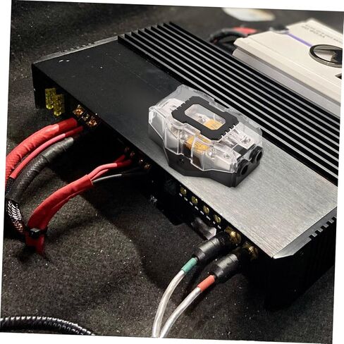 GANAZONO Amplifier Fuse Holder Auto Audio Fuse Block Automotive Audio 1 Way 32v 80a in Saudi Arabia